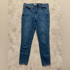 Madewell 10 inch high-rise skinny jeans